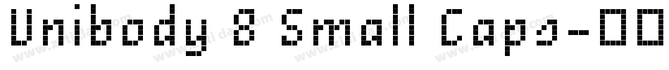 Unibody 8 Small Caps字体转换